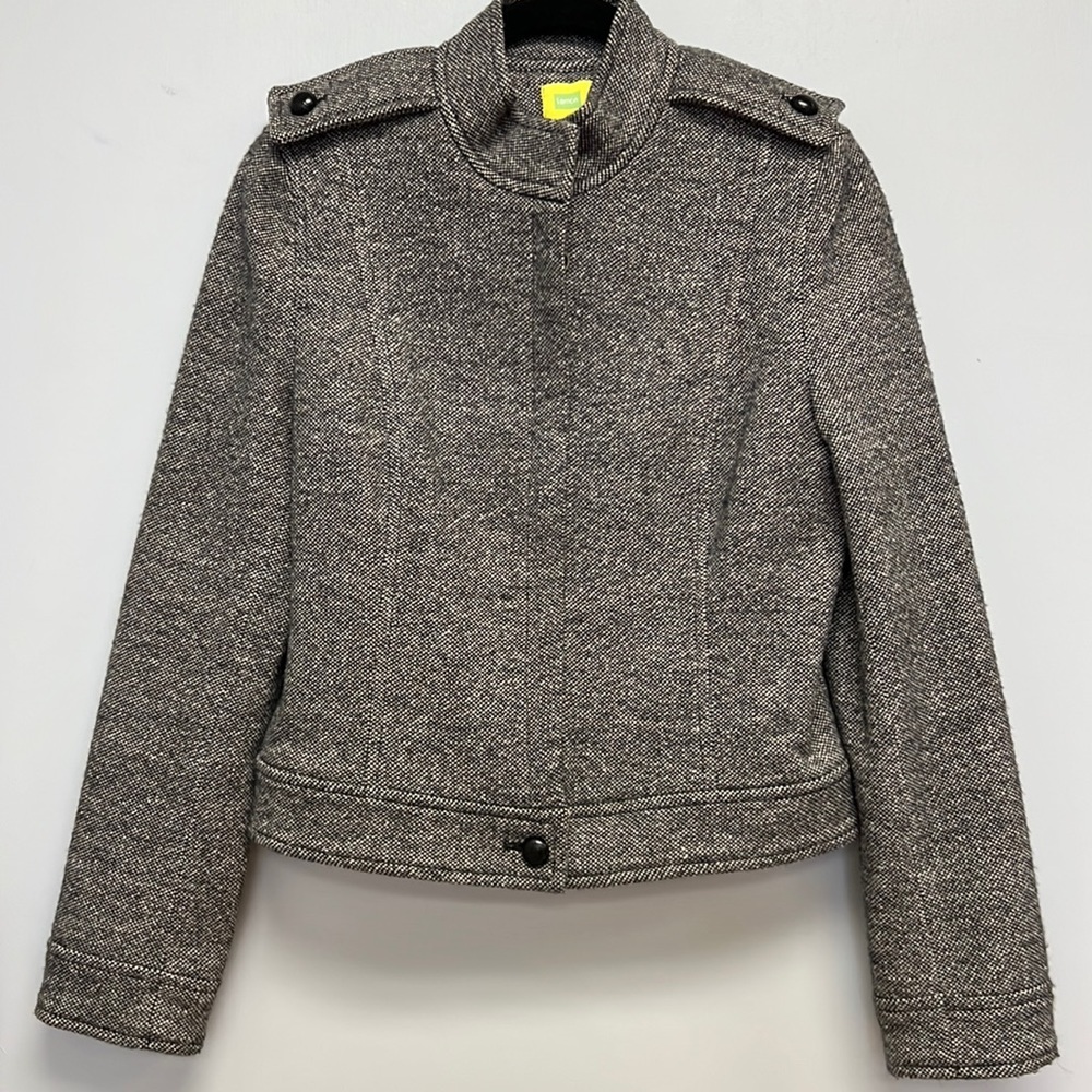 Lemon Women’s Wool/Cashmere Blend Fully Lined Zipper Closure Blazer Size 8
